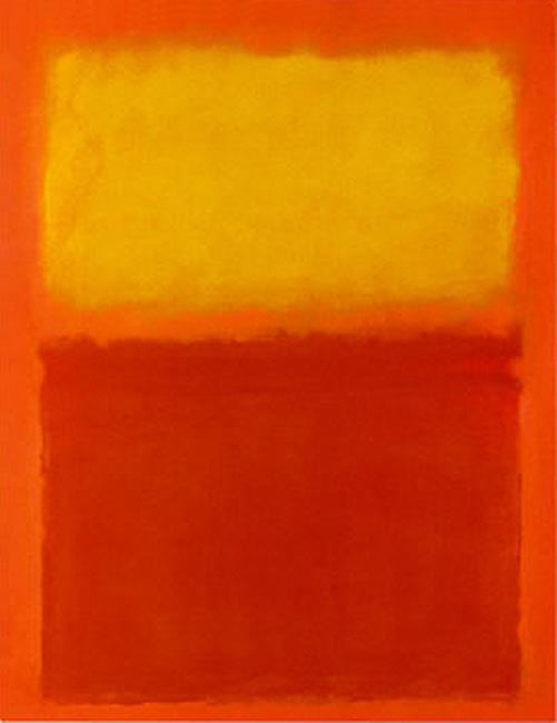 White over Red2 painting - Mark Rothko White over Red2 art painting